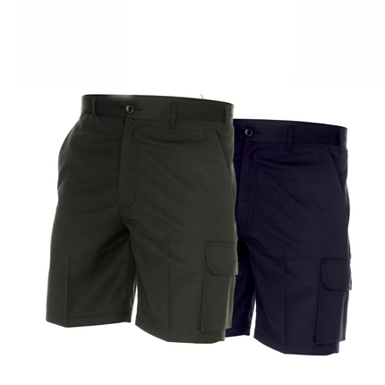DNC Workwear Men Permanent Press Cargo shorts Tough Summer Short Work 4503-KarWorkwear