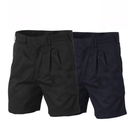 DNC Workwear Men Pleat Front Permanent Press Shorts Tough Summer Short Work 4501-KarWorkwear