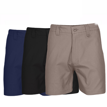 DNC Workwear Men SlimFlex Tradie Shorts Comfortable Tough Summer Work 3374-KarWorkwear