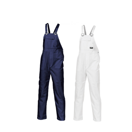 DNC Workwear Mens Cotton Drill Bib And Brace Overall Comfortable  Work 3111-KarWorkwear