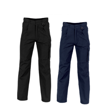 DNC Workwear Mens Mens P/V Pleat Front Pants Comfortable Work Comfort 4502-KarWorkwear