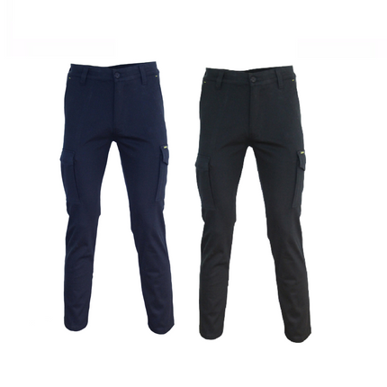 DNC Workwear Mens SlimFlex Cargo Pants Stretch Comfortable Work 3365-KarWorkwear