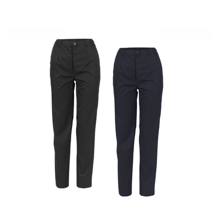 DNC Workwear Womens P/V Flat Front Pant Cargo Pants Tough Work Casual 4552-KarWorkwear