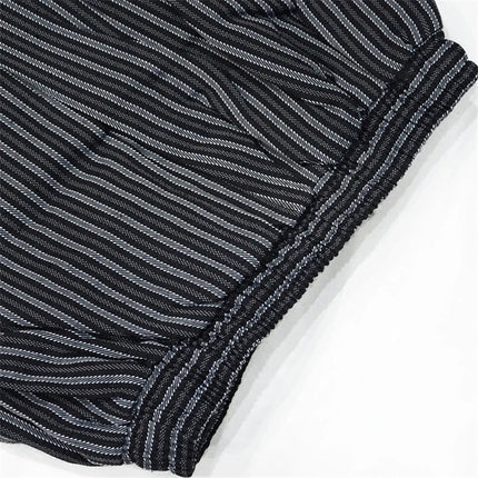 Men's Loose Chef Trousers Food Service Work Wear Stripe Kitchen Restaurant Uniform Cook Pant for Man Chef Bottoms Maxi M-4XL-KarWorkwear