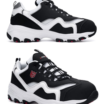 LARNMERN Men's Safety Shoes Work Shoe Steel Toe Comfortable Lightweight Breathable Anti-smashing Anti-puncture Construction Shoe-KarWorkwear