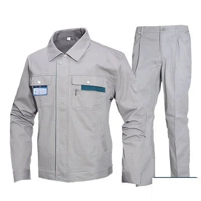 Welding Suit Reflective Multi Pockets Work Clothing Men Women Anti-Scalding Electric Factory Repairman Workshop Durable Uniforms