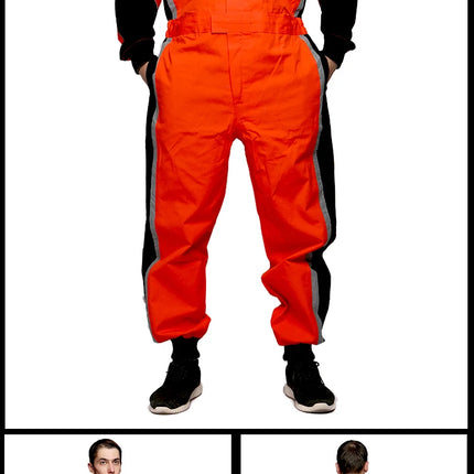 Work Wear Overalls for men Fashion Tooling Loose Cargo Overalls Long Sleeve Repairman Auto Repair Jumpsuits