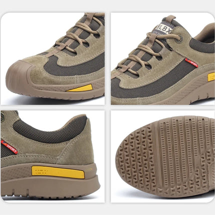 Safety Shoes Puncture-Proof Wear Resistant Mens Sneakers Breathable Comfortable Flexibility Compression Resistance  Work Shoes-KarWorkwear