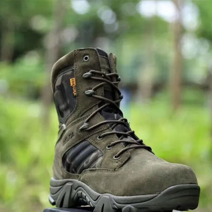 Men Desert Tactical Boots Mens Work Safty Shoes Special Force Waterproof Boot Lace Up Combat Ankle Boots Big Size-KarWorkwear