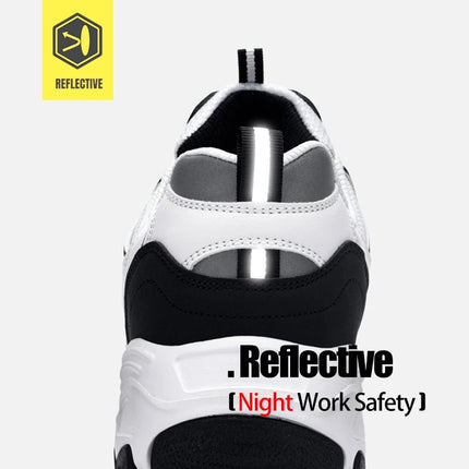 LARNMERN Men's Safety Shoes Work Shoe Steel Toe Comfortable Lightweight Breathable Anti-smashing Anti-puncture Construction Shoe-KarWorkwear