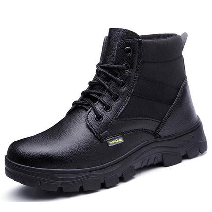 Men Safety Shoes Leather Boots Puncture-Proof Work Boots Steel Toe Shoes Safety Industrial Shoes Winter Boots Indestructible-KarWorkwear