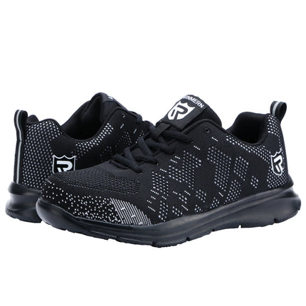 LARNMERN Safety Shoes for Women Anti-puncture Steel Toe Shoes Breathable Non Slip Work Shoes  Sneakers-KarWorkwear