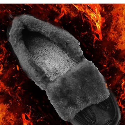 Brand Winter Men's Boots Warm Men's Snow Boots High Quality Leather Waterproof Men Sneakers Outdoor Men Hiking Boots Work Shoes