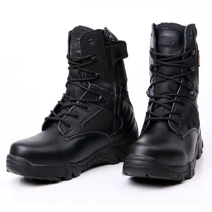 Men Desert Tactical Boots Mens Work Safty Shoes Special Force Waterproof Boot Lace Up Combat Ankle Boots Big Size-KarWorkwear