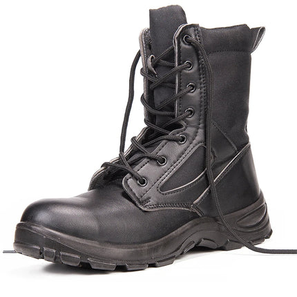 Men's Boots Safety Shoes Men Steel Toe Shoes Winter Boots Men Puncture-Proof Work Shoes Plush Warm Work Safety Boots Male Shoes-KarWorkwear