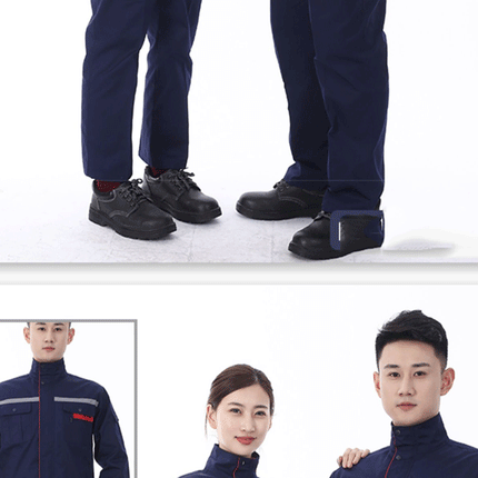 Welding Suit Reflective Multi Pockets Work Clothing Men Women Anti-Scalding Electric Factory Repairman Workshop Durable Uniforms