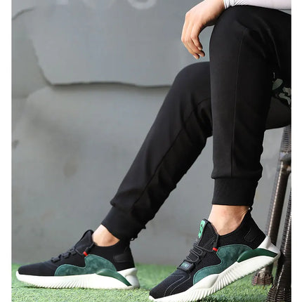 Security Casual Sneakers Men Shoes Work Boots Steel Toe Shoes Anti-smash Anti-puncture Indestructible Shoes Protective Boots-KarWorkwear