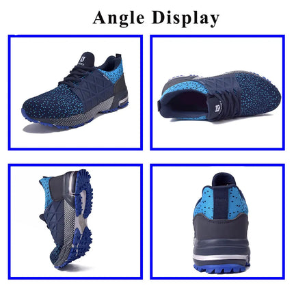 SUADEX Safety Shoes Breathable Steel Toe Boots Anti-smashing Safety Work Shoes Lightweight Men Women Work Sneaker EUR Size 37-48-KarWorkwear