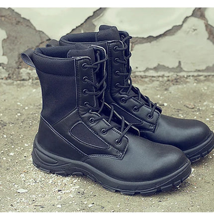 Men's Boots Safety Shoes Men Steel Toe Shoes Winter Boots Men Puncture-Proof Work Shoes Plush Warm Work Safety Boots Male Shoes-KarWorkwear