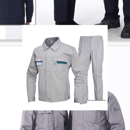 Welding Suit Reflective Multi Pockets Work Clothing Men Women Anti-Scalding Electric Factory Repairman Workshop Durable Uniforms