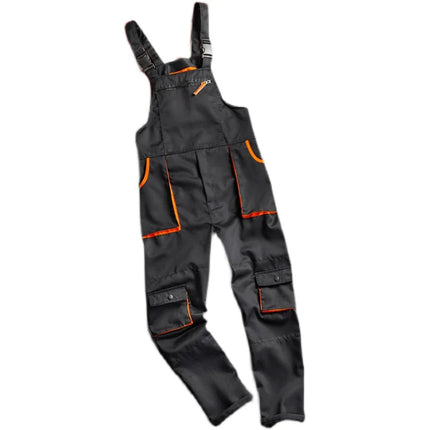 Bib Overalls Mens Women Work Clothing Plus Size Protective Coveralls Strap Jumpsuit Multi Pockets Uniform Sleeveless Cargo Pants-KarWorkwear