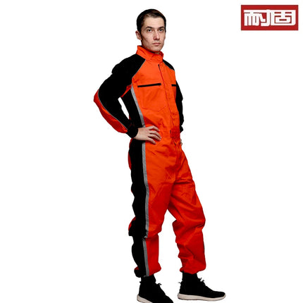 Work Wear Overalls for men Fashion Tooling Loose Cargo Overalls Long Sleeve Repairman Auto Repair Jumpsuits