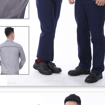 Welding Suit Reflective Multi Pockets Work Clothing Men Women Anti-Scalding Electric Factory Repairman Workshop Durable Uniforms