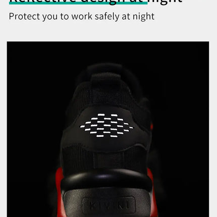 Security Casual Sneakers Men Shoes Work Boots Steel Toe Shoes Anti-smash Anti-puncture Indestructible Shoes Protective Boots-KarWorkwear