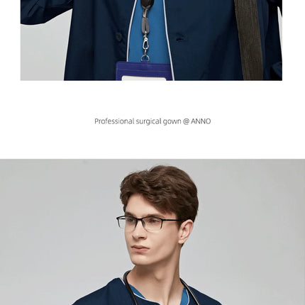 Long Sleeves Scrubs Jacket Pretty Outfit Nurse Out Coat Doctor Shirt Hospital Nursing Staff Uniforms Autumn Winter Work Wear-KarWorkwear
