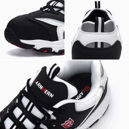LARNMERN Men's Safety Shoes Work Shoe Steel Toe Comfortable Lightweight Breathable Anti-smashing Anti-puncture Construction Shoe-KarWorkwear