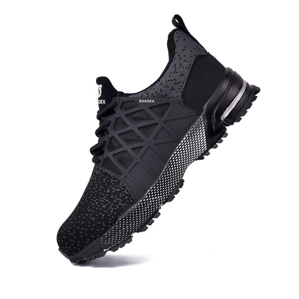 SUADEX Safety Shoes Breathable Steel Toe Boots Anti-smashing Safety Work Shoes Lightweight Men Women Work Sneaker EUR Size 37-48-KarWorkwear