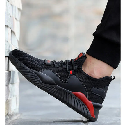 Security Casual Sneakers Men Shoes Work Boots Steel Toe Shoes Anti-smash Anti-puncture Indestructible Shoes Protective Boots-KarWorkwear