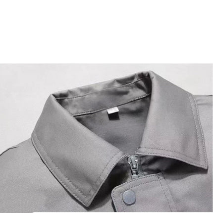 Welding Suit Reflective Multi Pockets Work Clothing Men Women Anti-Scalding Electric Factory Repairman Workshop Durable Uniforms