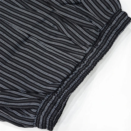 Men's Loose Chef Trousers Food Service Work Wear Stripe Kitchen Restaurant Uniform Cook Pant for Man Chef Bottoms Maxi M-4XL-KarWorkwear