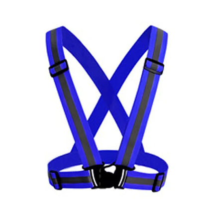 Safety Reflective Vest Men Women Work Clothes Adjustable High Visibility Security Night Running Cycling Traffic