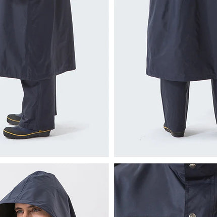 Working Coveralls Waterproof Hooded Raincoat Overalls Reflective Dust-proof Paint Spray clothing Hood Protective Work clothes