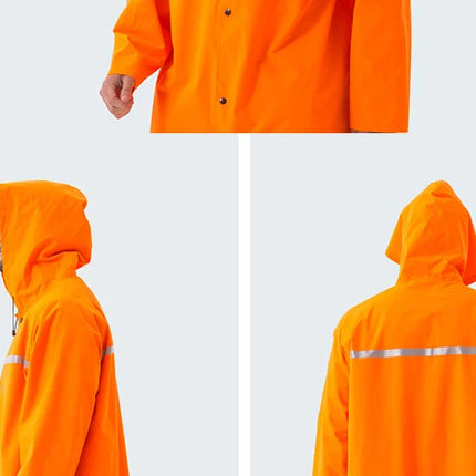 Working Coveralls Waterproof Hooded Raincoat Overalls Reflective Dust-proof Paint Spray clothing Hood Protective Work clothes