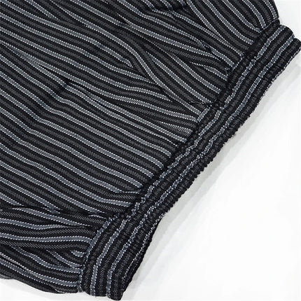 Men's Loose Chef Trousers Food Service Work Wear Stripe Kitchen Restaurant Uniform Cook Pant for Man Chef Bottoms Maxi M-4XL-KarWorkwear