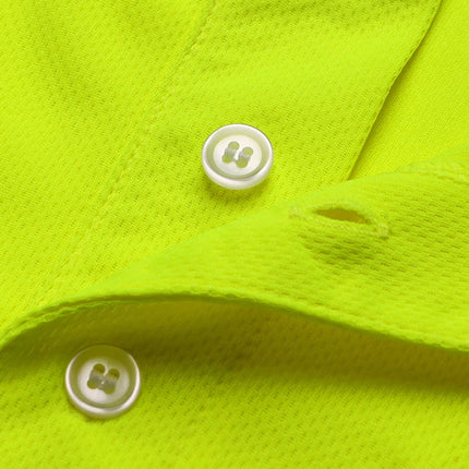 Custom Logo Safety Polo Shirt With Logo Orange Personalized High Visibility Reflective Shirt With Pockets Hi vis work shirt