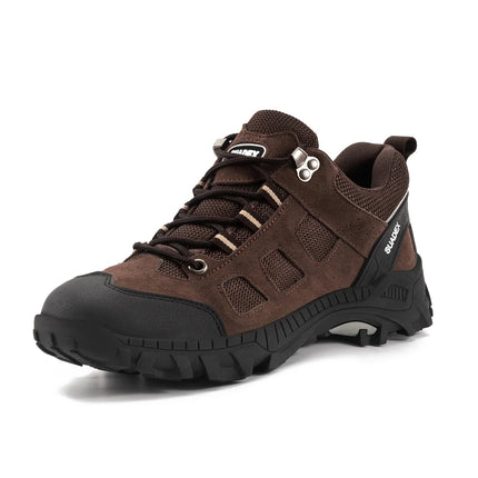 SUADEX Men Work Safety Boots Men Anti-smashing Industrial Work Shoes Anti-sand Desert Boot Outdoor Ankle Footwear EUR Size 37-48-KarWorkwear