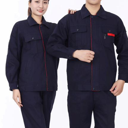 Welding Suit Reflective Multi Pockets Work Clothing Men Women Anti-Scalding Electric Factory Repairman Workshop Durable Uniforms