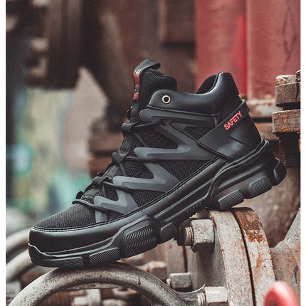 Work Boots Indestructible Safety Shoes Men Steel Toe Shoes Puncture-Proof Work Sneakers Male Footwear Adult Security Shoes-KarWorkwear