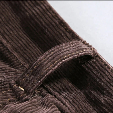 High Quality New Autumn and Winter Male Business Men's Trousers Straight Corduroy Corduroy Pants Breathable Casual Pants