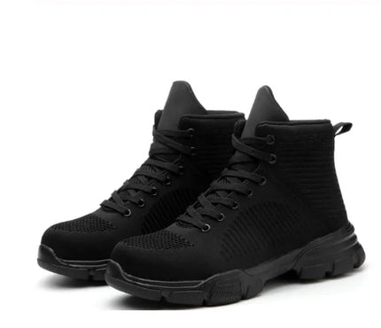 Men Safety Shoes with Metal Toe Indestructible Ryder Shoe Work Boots with Steel Toe Waterproof Breathable Sneakers Work Shoes-KarWorkwear