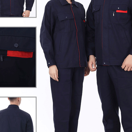 Welding Suit Reflective Multi Pockets Work Clothing Men Women Anti-Scalding Electric Factory Repairman Workshop Durable Uniforms