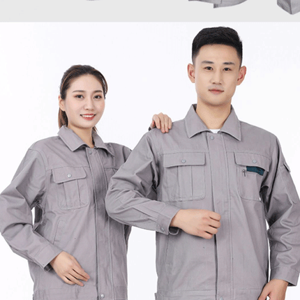 Welding Suit Reflective Multi Pockets Work Clothing Men Women Anti-Scalding Electric Factory Repairman Workshop Durable Uniforms