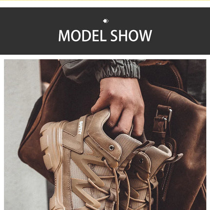 Work Boots Indestructible Safety Shoes Men Steel Toe Shoes Puncture-Proof Work Sneakers Male Footwear Adult Security Shoes-KarWorkwear