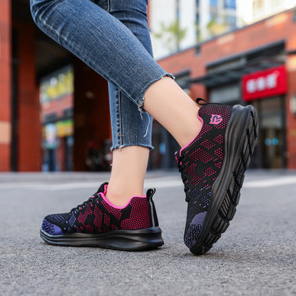 LARNMERN Safety Shoes for Women Anti-puncture Steel Toe Shoes Breathable Non Slip Work Shoes  Sneakers-KarWorkwear