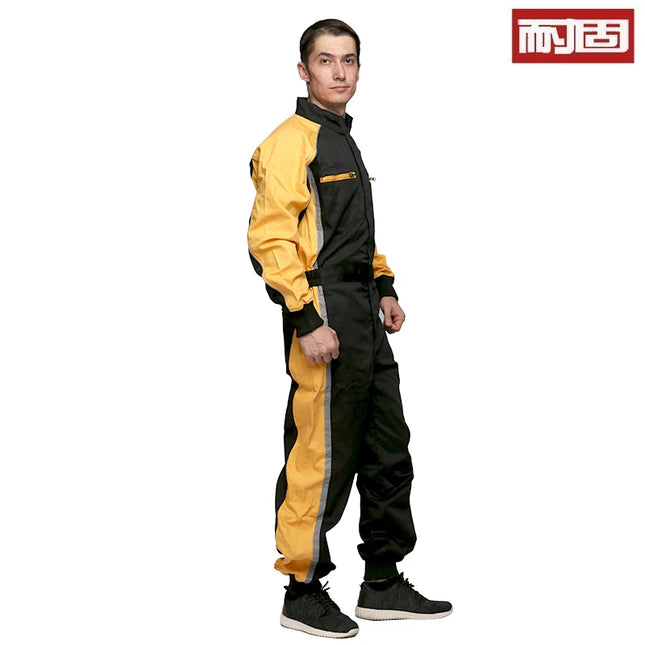 Work Wear Overalls for men Fashion Tooling Loose Cargo Overalls Long Sleeve Repairman Auto Repair Jumpsuits