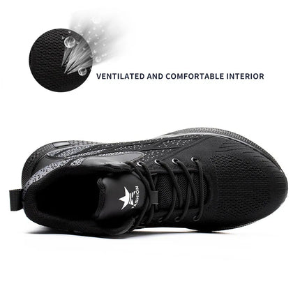 Work Boots Steel Toe Safety Shoes Men Women Work Shoes Sneakers Lightweight  Anti-Puncture Safety Shoes Men Indestructible Boots